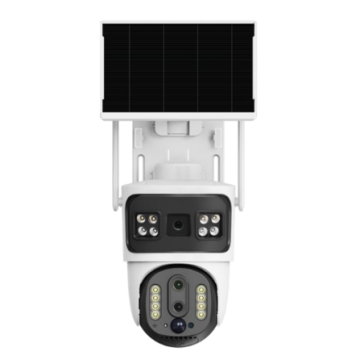 KF Outdoor Triple-Lens Zoom Bullet & PTZ 4G Solar Camera BP5 PLUS DL - 4G